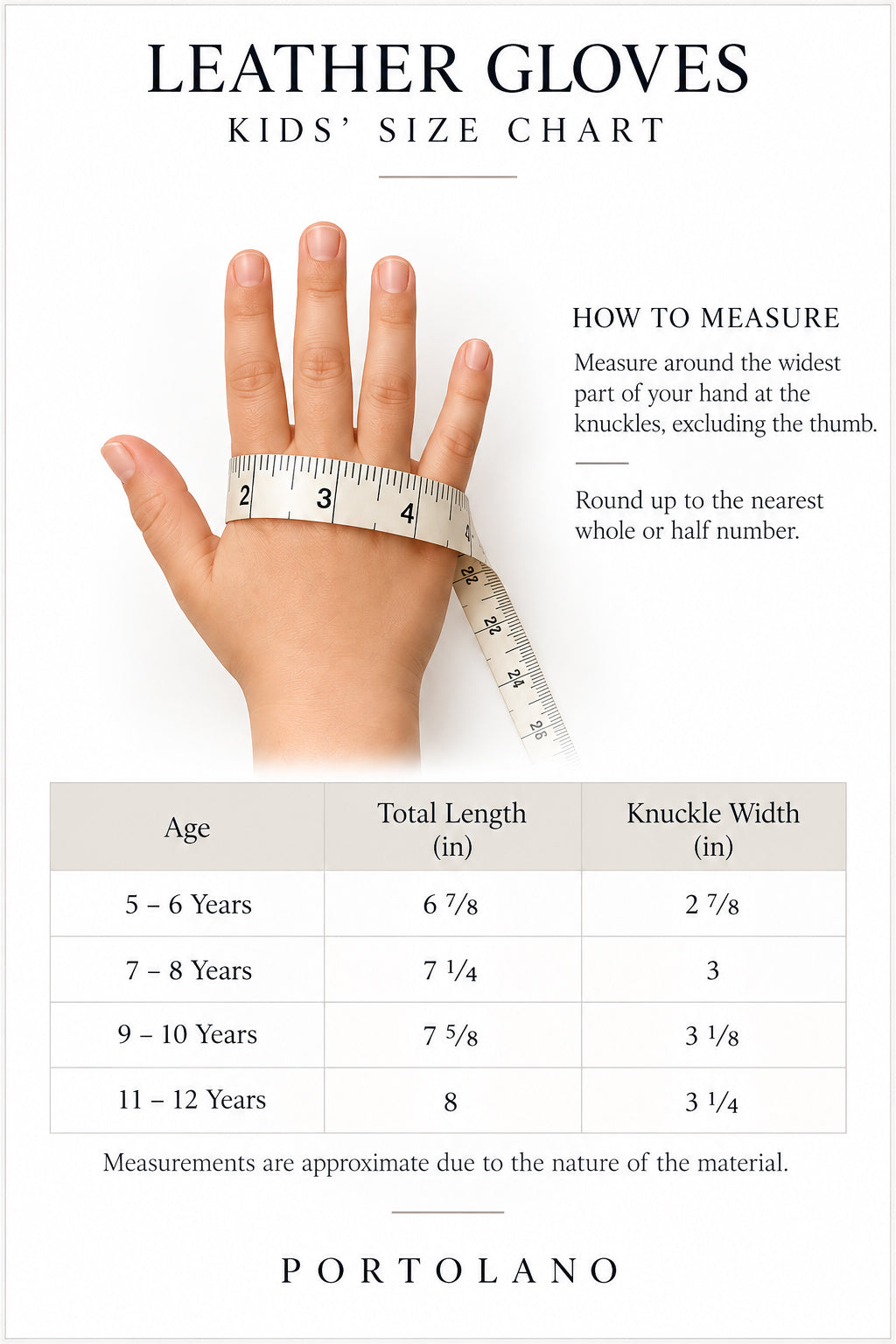 KIDS LEATHER GLOVES
